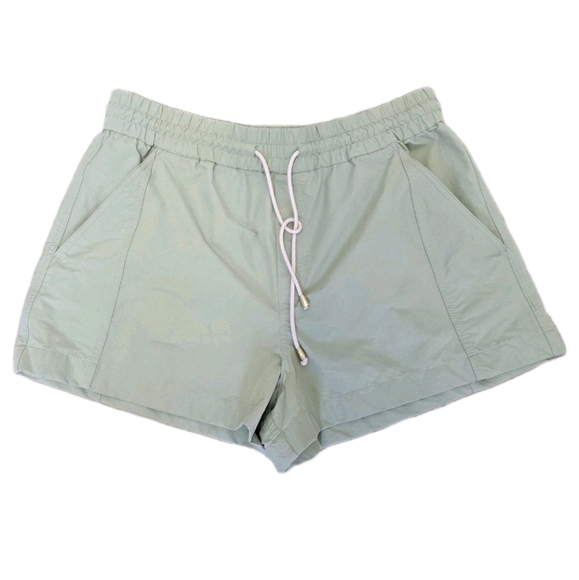 J. Crew Eco Paddle Shorts Women Large Size Large Beach Casual Coastal Green - Picture 2 of 4
